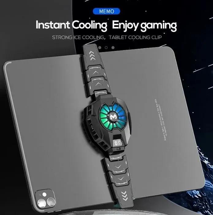MEMO Instant Cooling Tablet Gaming Clip – Heavy-Duty RGB Semiconductor Radiator