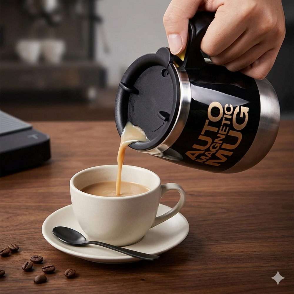 Mugenix Premium Automatic Magnetic Stirring Mug