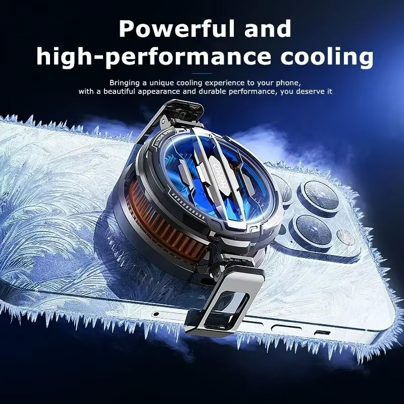 MEMO "Ice Sealing" Universal Phone Cooler – RGB Semiconductor Mobile Gaming Radiator